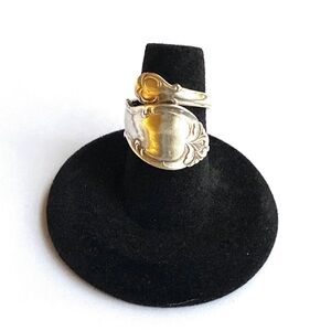 Vintage Silver Plated Spoon Ring Rogers Brothers Size 6 1/2
